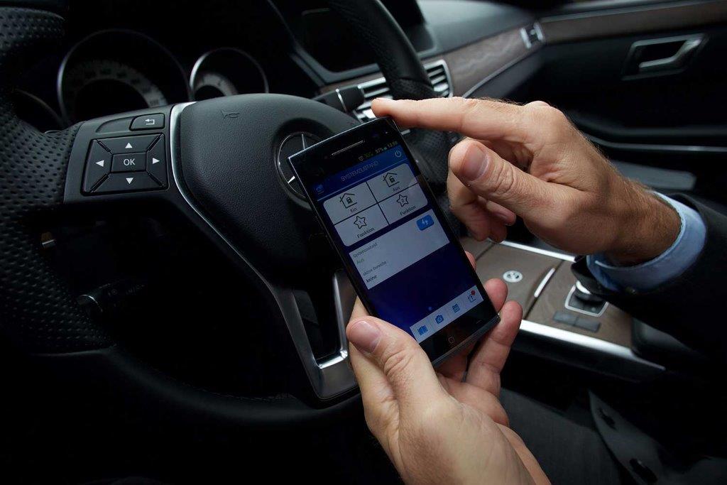 d22 bedienung alarmanlage per app